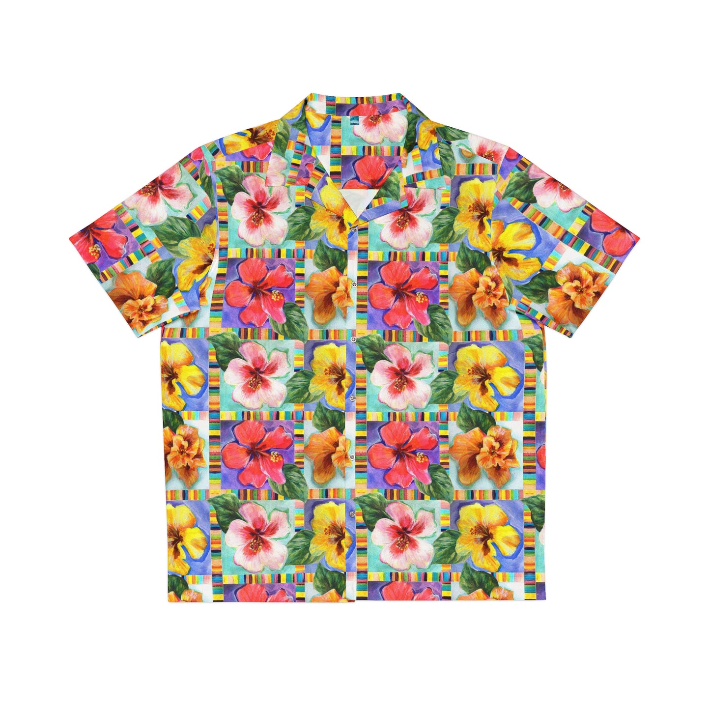 Hibiscus Hawaiian Shirt