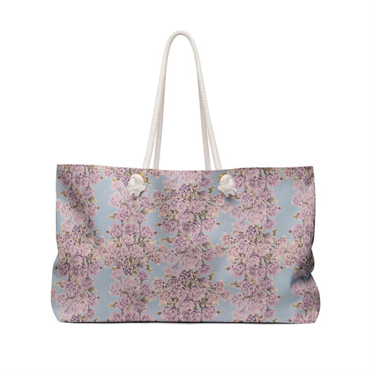 Lilac Chrysanthemum Weekender Bag