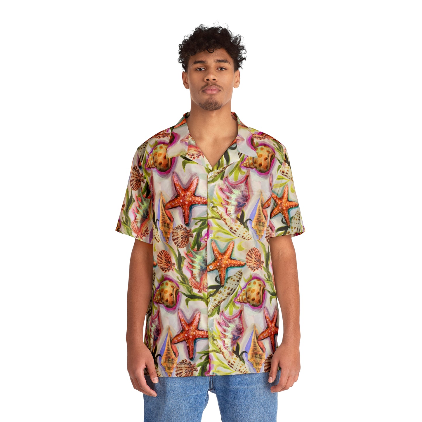 Seashell Hawaiian Shirt