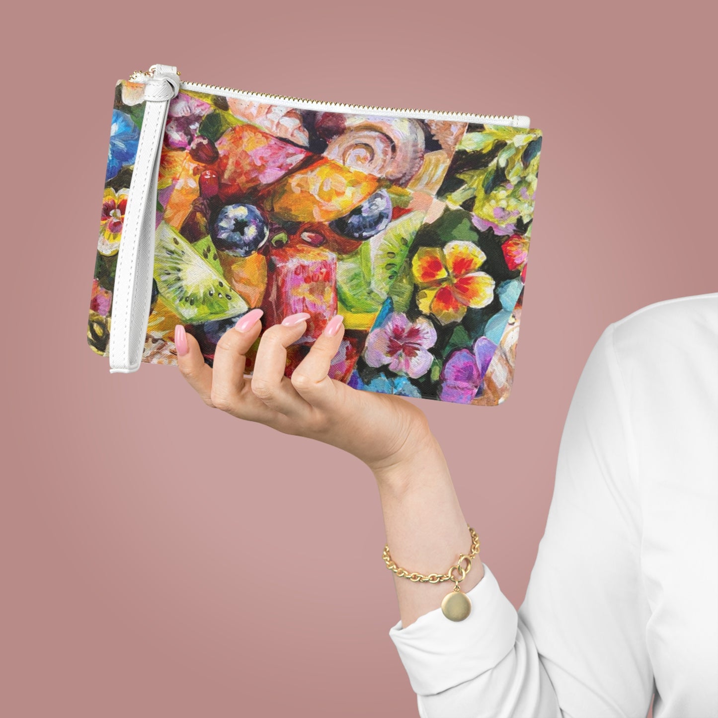 Summer Pattern Clutch
